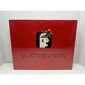 The Game of Scattergories Milton Bradley Word Board Game Vintage 1988 New Sealed